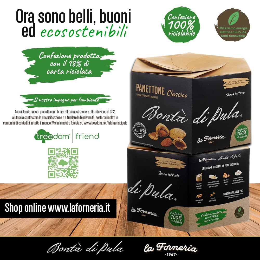 Nuovo packaging La Forneria di Pula